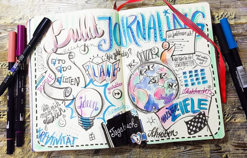Journaling,Doodeling und Sketchnotes