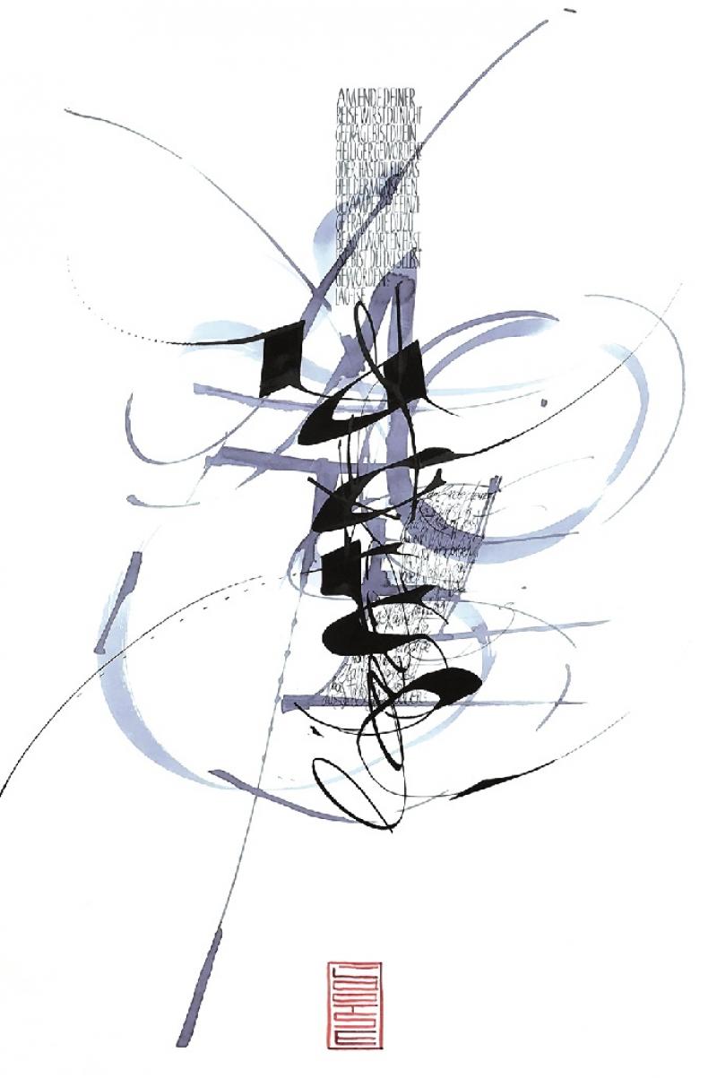 Kalligrafie – oder die Stille Kunst eine Feder zu führen