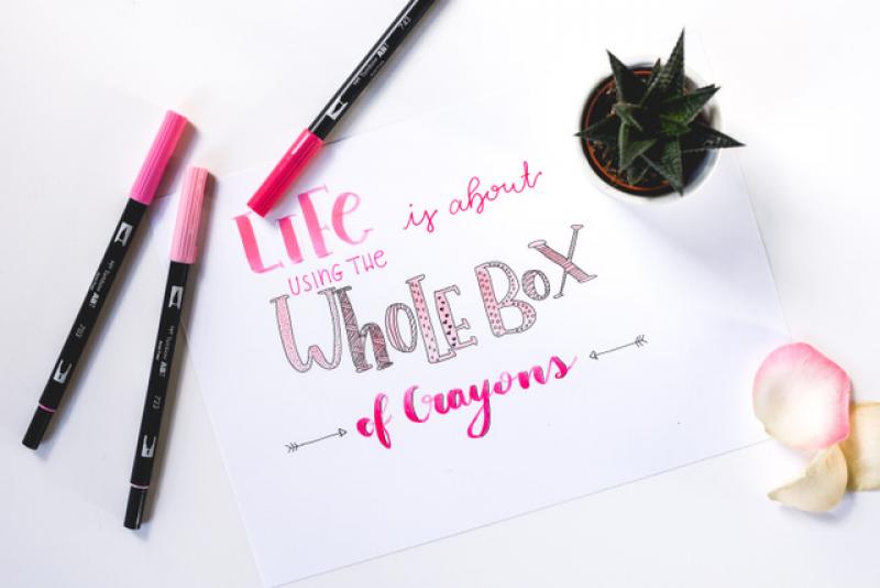 Lettering - Buchstaben schön zeichnen