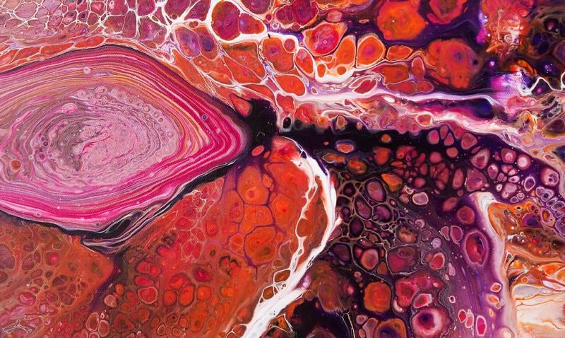 Ausdrucksstarke Bilder mit Acrylic Pouring