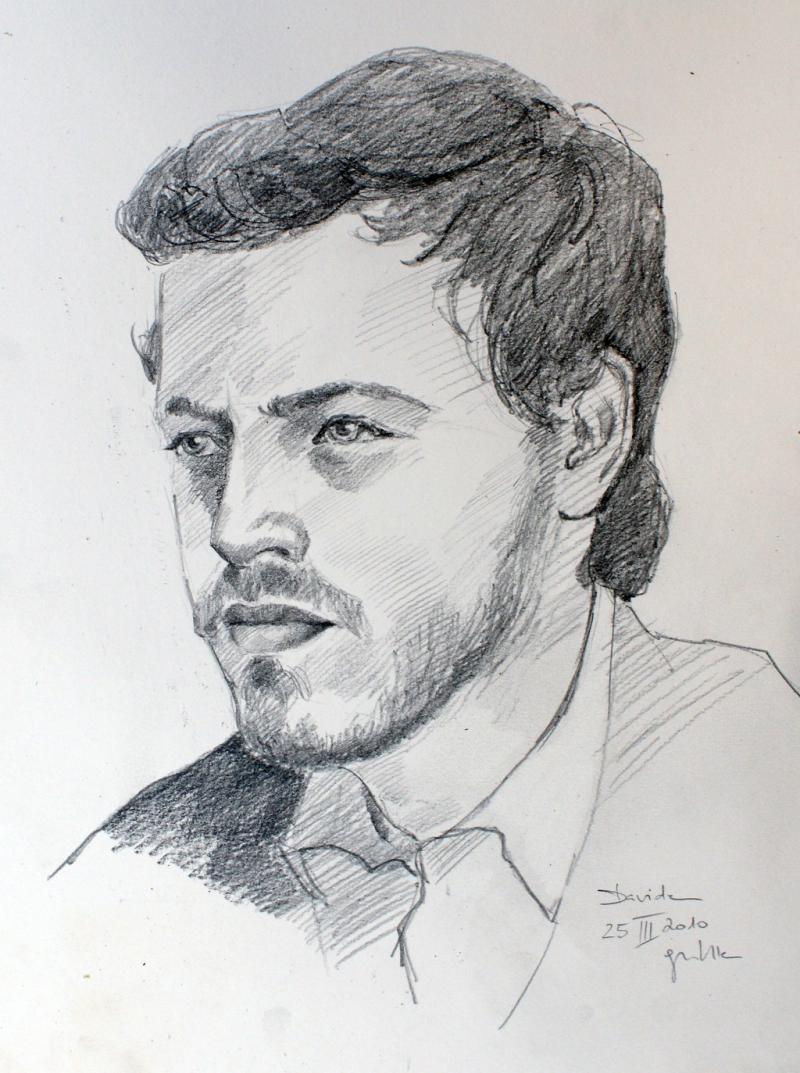 Portraizeichnen nach Modell