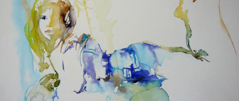 Faszination Aquarell innovativ im Großformat