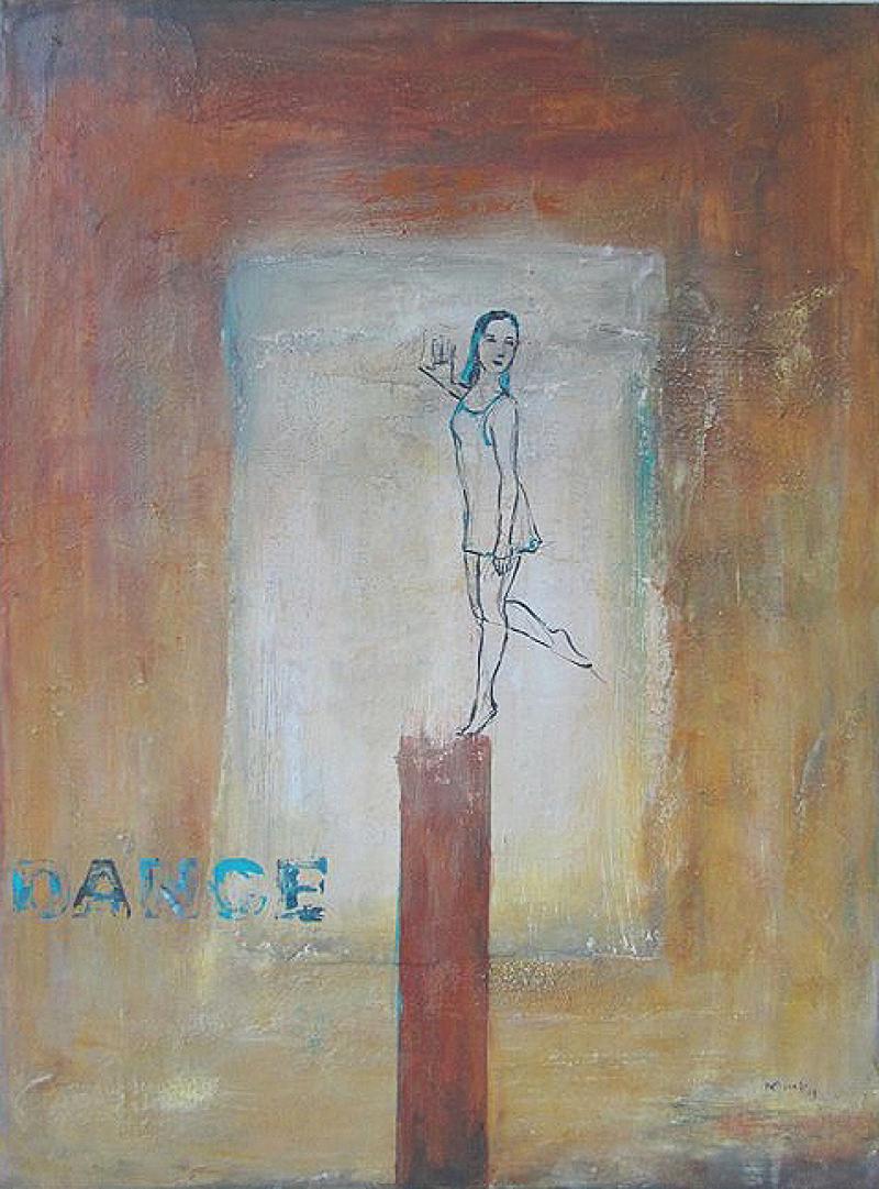 Experimentelle Malerei mit Steinmehlen, Asche und Pigmenten