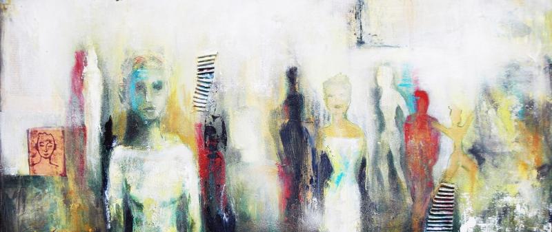 Figur und Abstraktion in der Acrylmalerei
